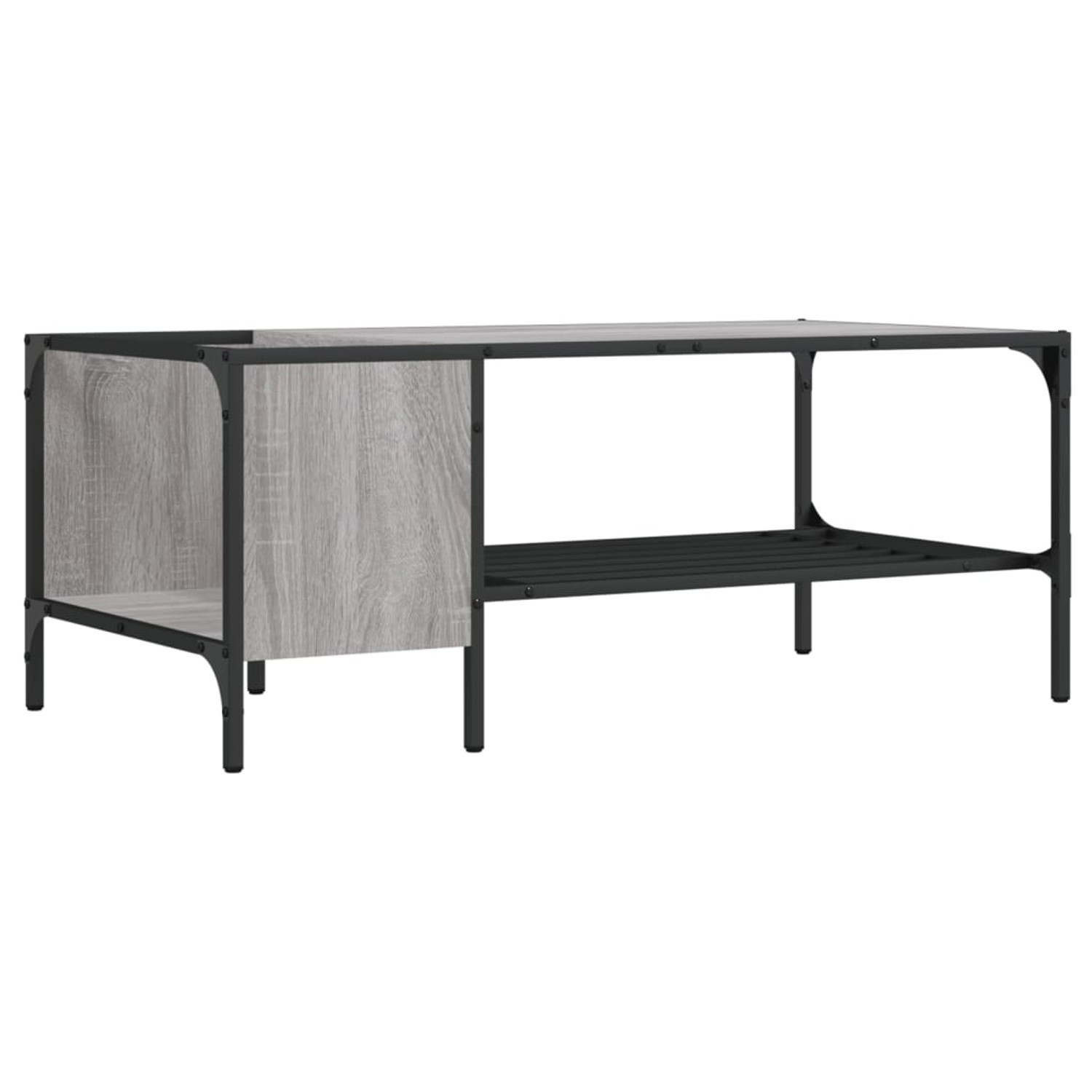 vidaXL Couchtisch mit Regal Grau Sonoma 100x51x40 cm Holzwerkstoff vidaXL Couchtisch mit Regal Grau Sonoma 100x51x40 cm Holzwerkstoff von VIDAXL