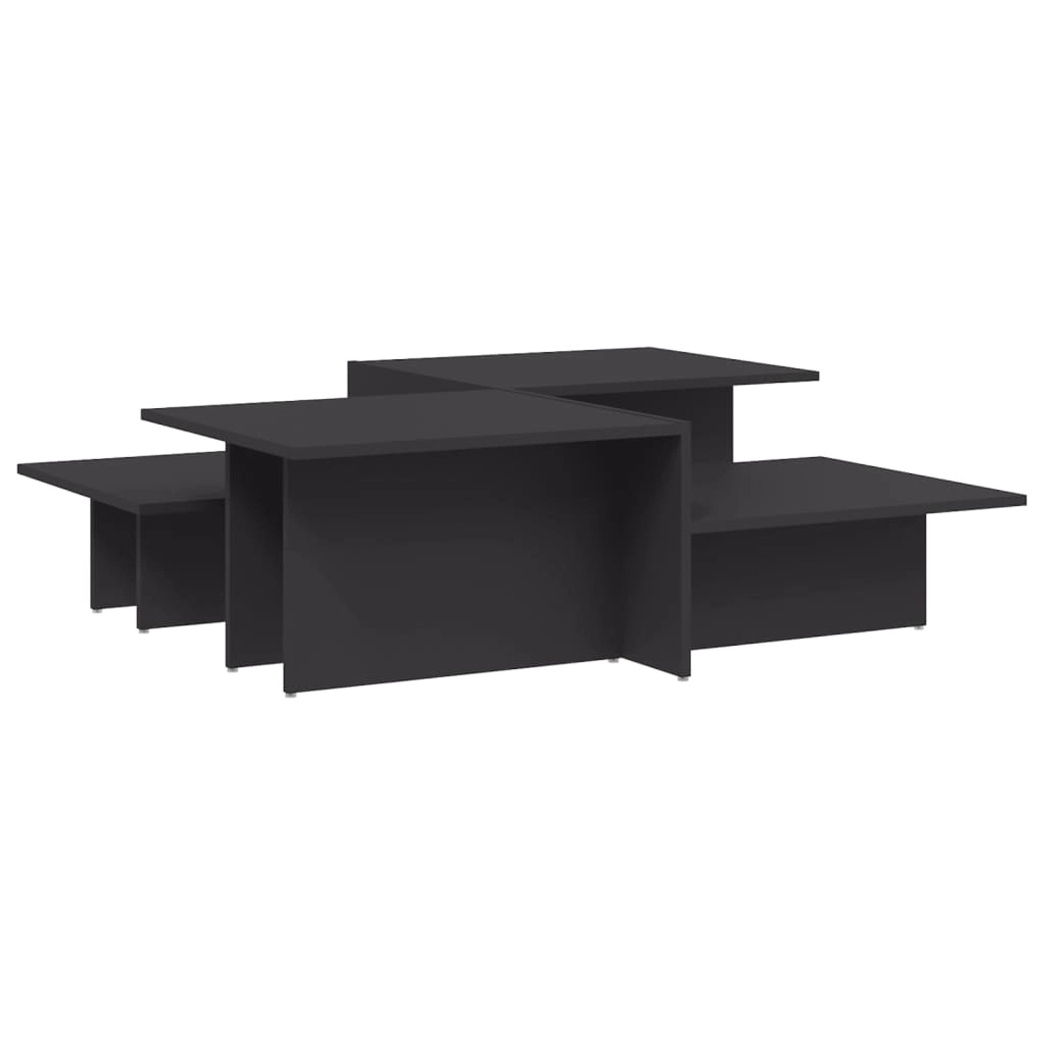 vidaXL Couchtische 2 Stk. Grau Holzwerkstoff vidaXL Couchtische 2 Stk. Grau Holzwerkstoff von VIDAXL