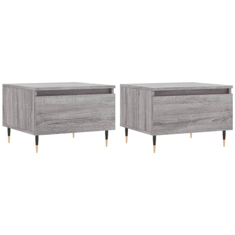 vidaXL Couchtische 2 Stk. Grau Sonoma 50x46x35 cm Holzwerkstoff Modell 3 vidaXL Couchtische 2 Stk. Grau Sonoma 50x46x35 cm Holzwerkstoff Modell 3 von VIDAXL