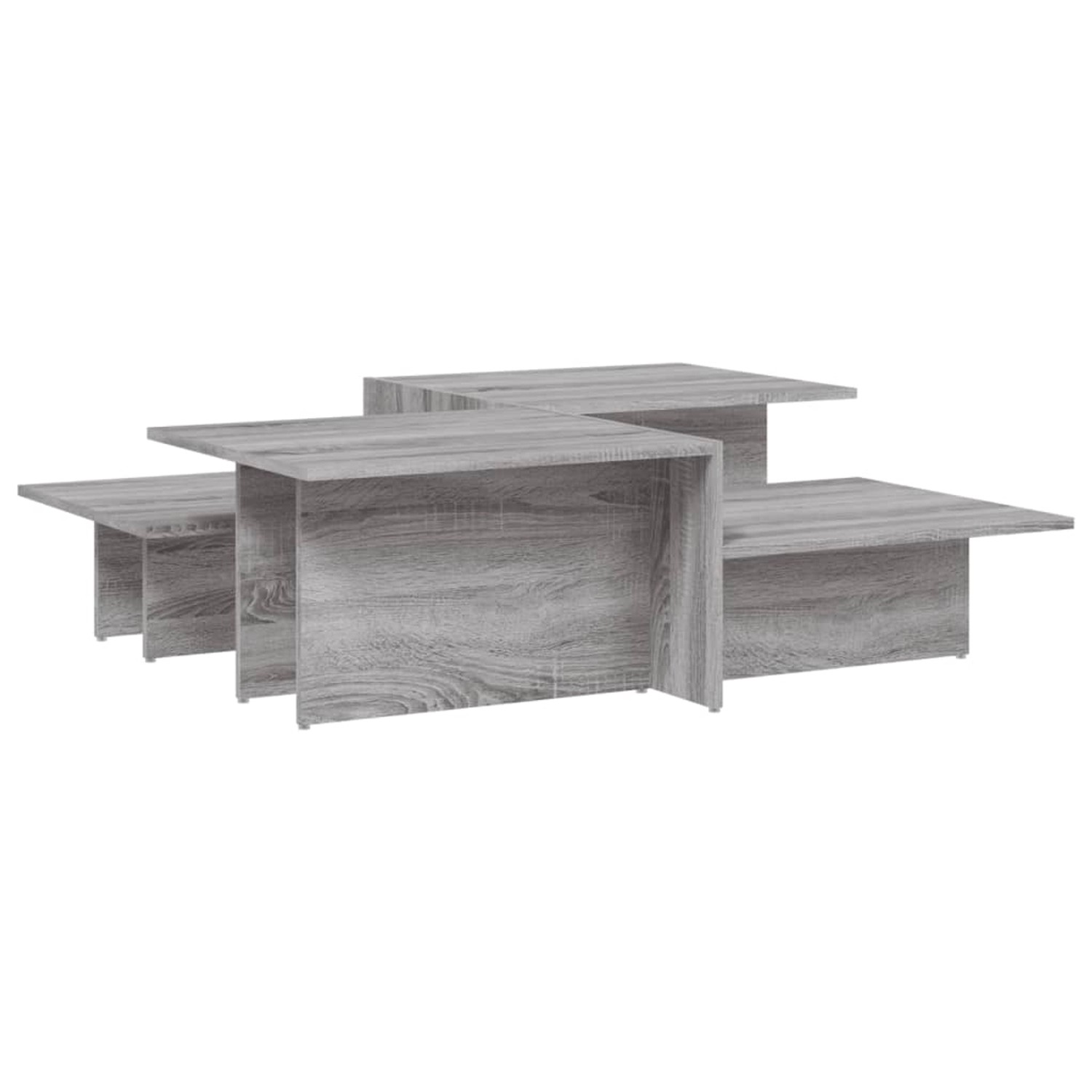 vidaXL Couchtische 2 Stk. Grau Sonoma Holzwerkstoff Modell 1 vidaXL Couchtische 2 Stk. Grau Sonoma Holzwerkstoff Modell 1 von VIDAXL