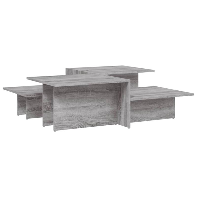 vidaXL Couchtische 2 Stk. Grau Sonoma Holzwerkstoff Modell 1 von VIDAXL