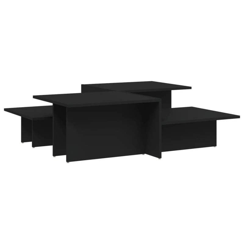 vidaXL Couchtische 2 Stk. Schwarz Holzwerkstoff Modell 1 von VIDAXL