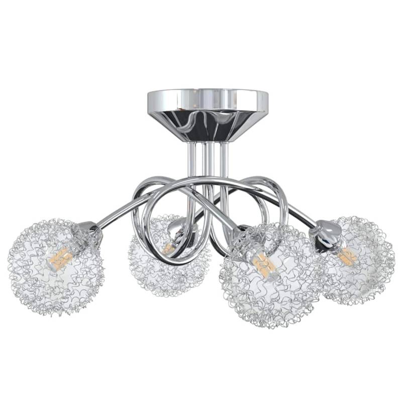 vidaXL Deckenleuchte mit Drahtgeflecht-Schirmen für 4 G9 LED-Leuchten 337906 vidaXL Deckenleuchte mit Drahtgeflecht-Schirmen für 4 G9 LED-Leuchten 337906 von VIDAXL