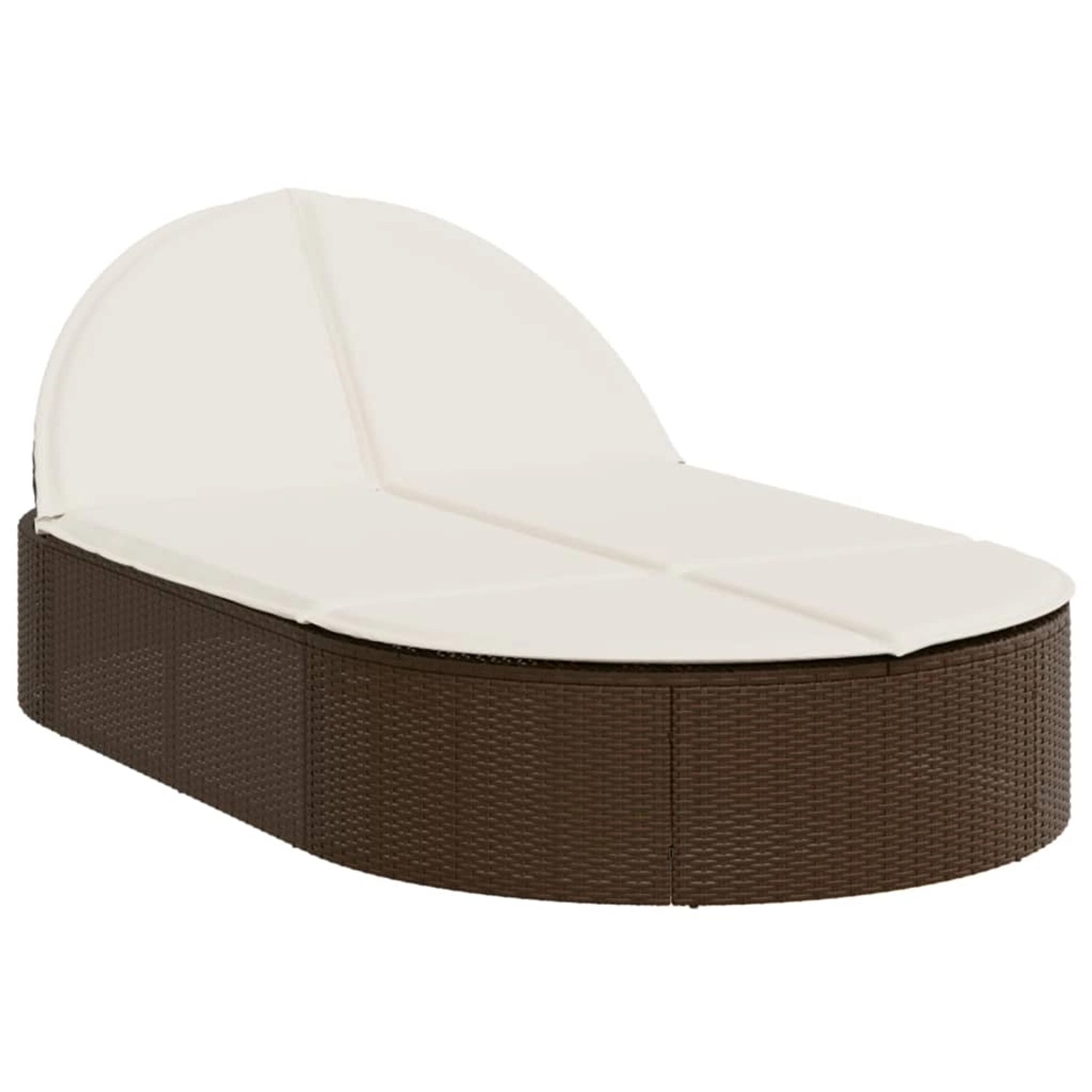 vidaXL Doppel-Sonnenliege mit Auflagen Braun Poly Rattan 368647 vidaXL Doppel-Sonnenliege mit Auflagen Braun Poly Rattan 368647 von VIDAXL