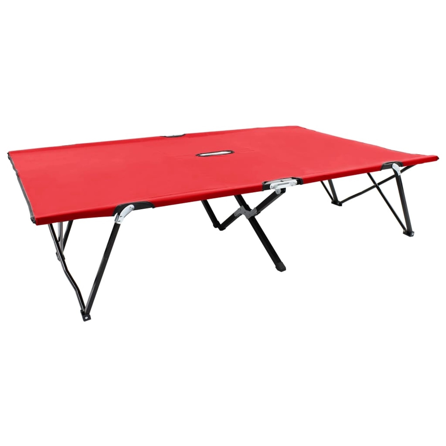 vidaXL Doppelliege Klappbar Rot Stahl 47761 vidaXL Doppelliege Klappbar Rot Stahl 47761 von VIDAXL