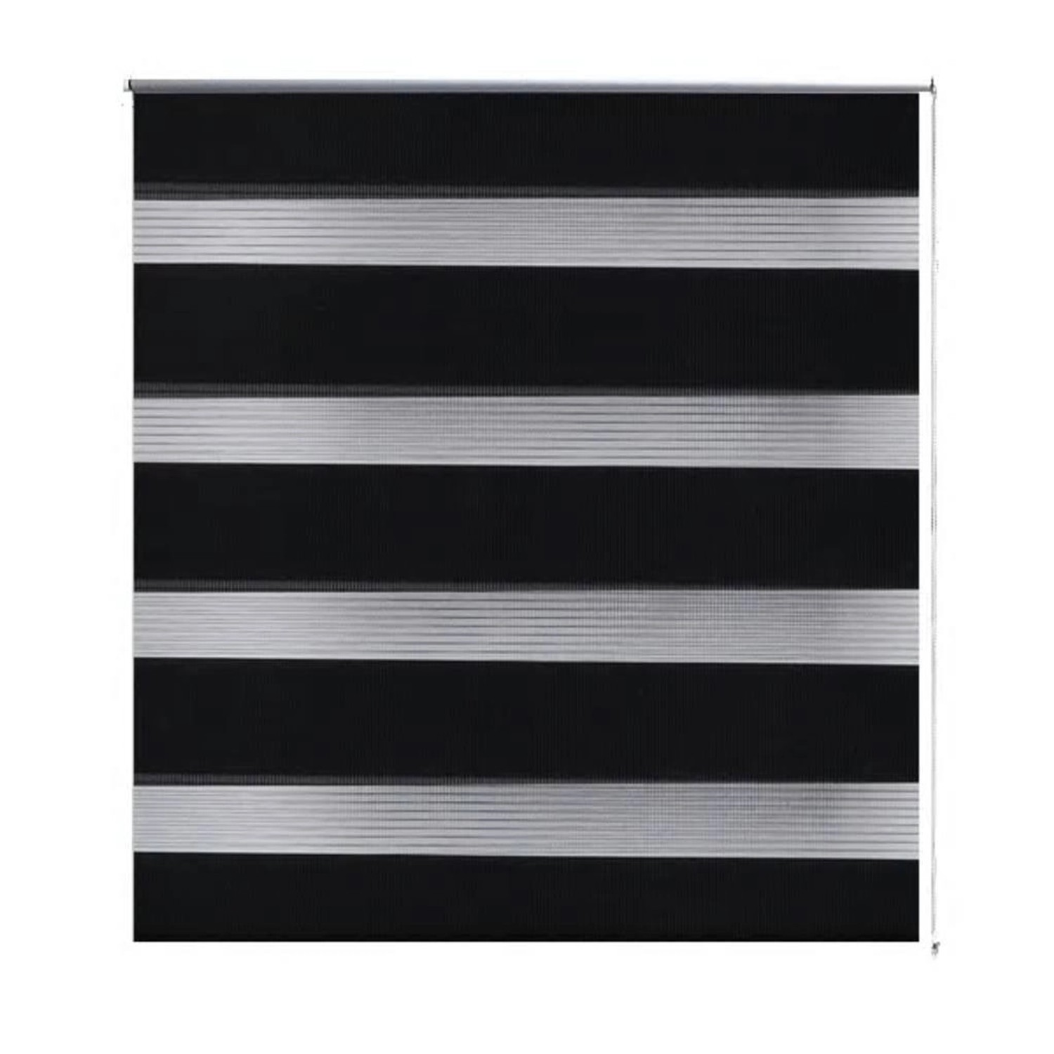 vidaXL Doppelrollo Seitenzug Duo Rollo 100 x 175 cm Schwarz von VIDAXL