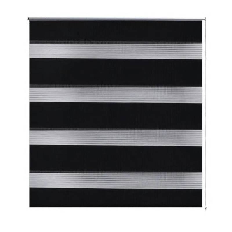 vidaXL Doppelrollo Seitenzug Duo Rollo 100 x 175 cm Schwarz von VIDAXL