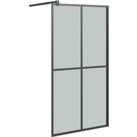 Bonnevie - Duschwand für Walk-in Dusche 100x195cm Dunkles Sicherheitsglas vidaXL600408 von BONNEVIE