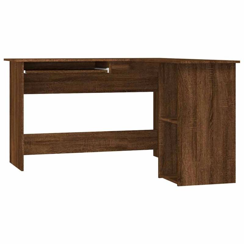 vidaXL Eckschreibtisch Braun Eichen-Optik 120x140x75 cm Holzwerkstoff 815386 vidaXL Eckschreibtisch Braun Eichen-Optik 120x140x75 cm Holzwerkstoff 815386 von VIDAXL