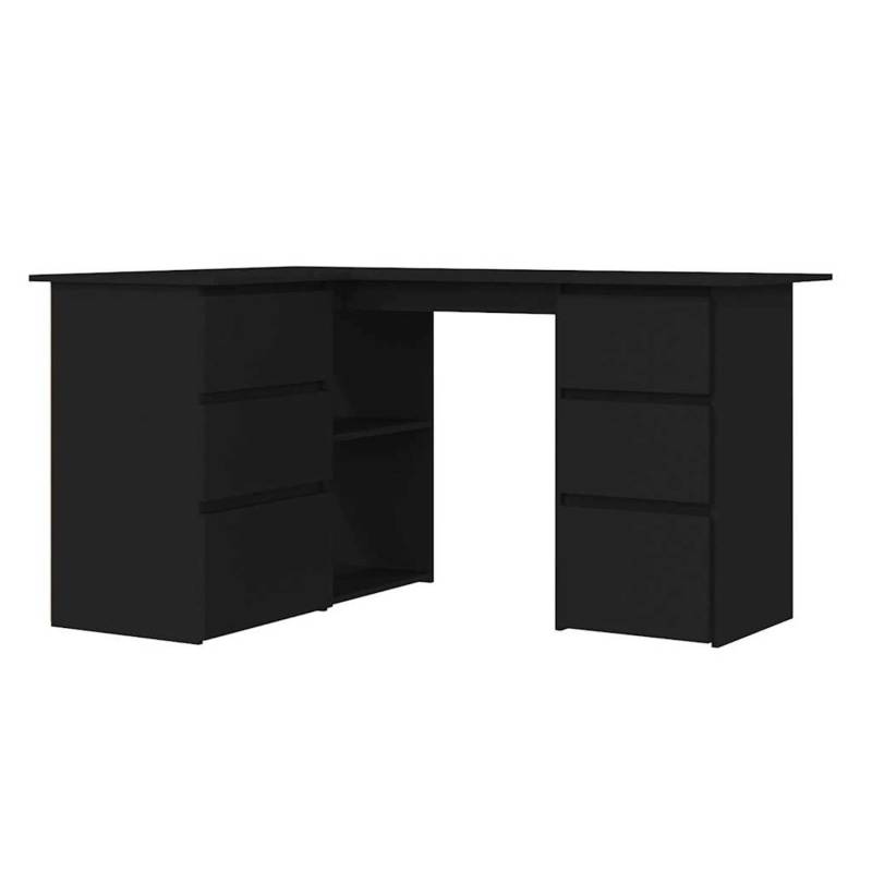 vidaXL Eckschreibtisch Schwarz 145x100x76 cm Holzwerkstoff 801090 vidaXL Eckschreibtisch Schwarz 145x100x76 cm Holzwerkstoff 801090 von VIDAXL