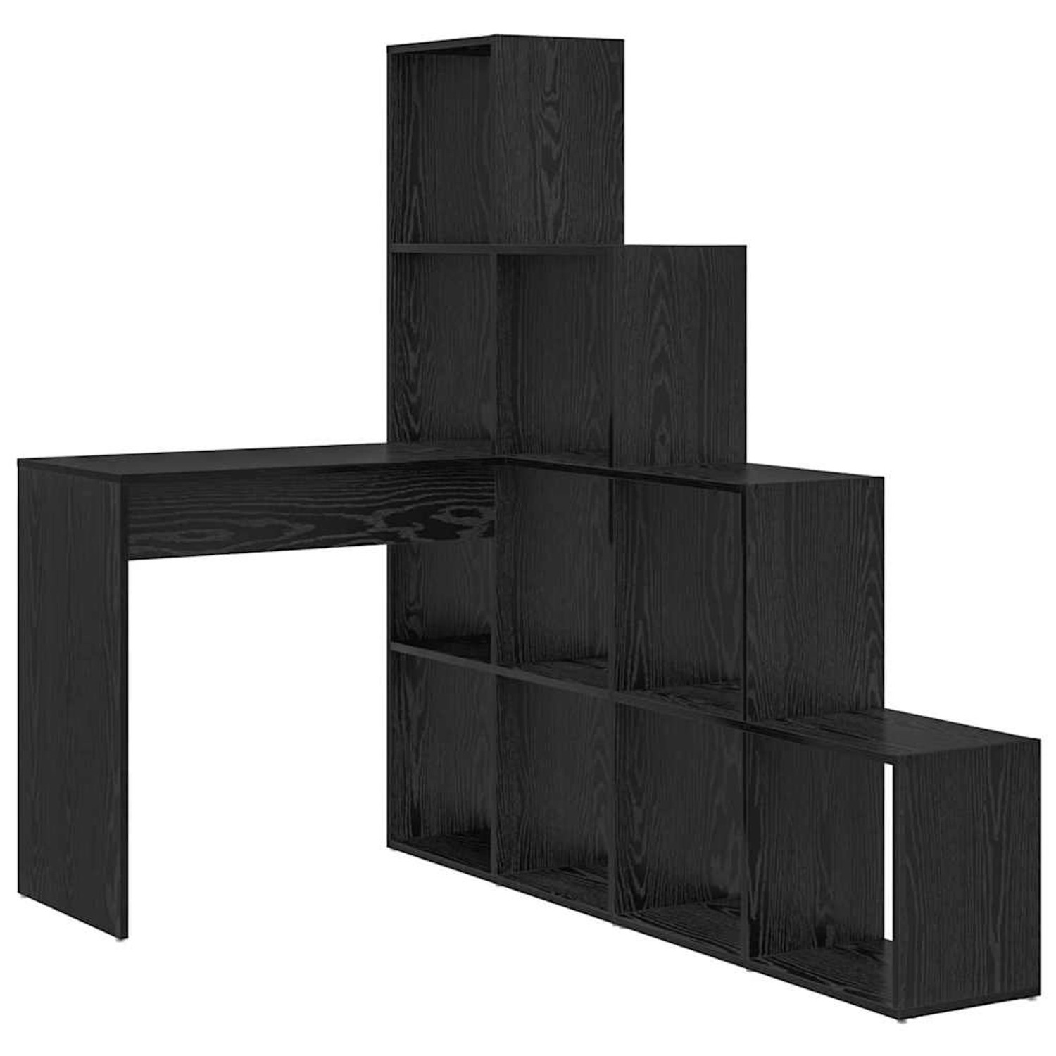 vidaXL Eckschreibtisch Schwarz Eichen-Optik 101,5 x 149,5 x 149,5 cm 3337242 vidaXL Eckschreibtisch Schwarz Eichen-Optik 101,5 x 149,5 x 149,5 cm 3337242 von VIDAXL