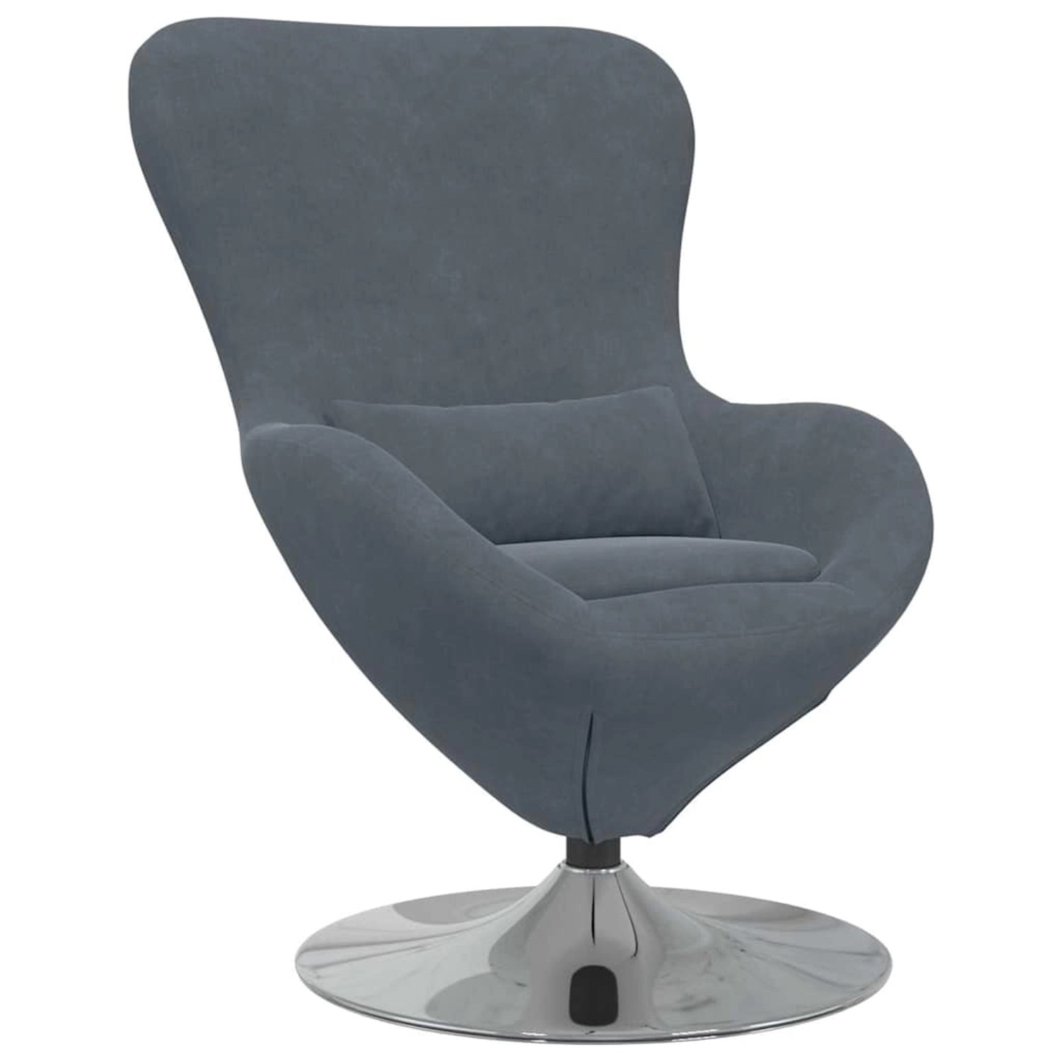 vidaXL Eiersessel Dunkelgrau 63 x 73 x 90 cm Samt 42002725 vidaXL Eiersessel Dunkelgrau 63 x 73 x 90 cm Samt 42002725 von VIDAXL