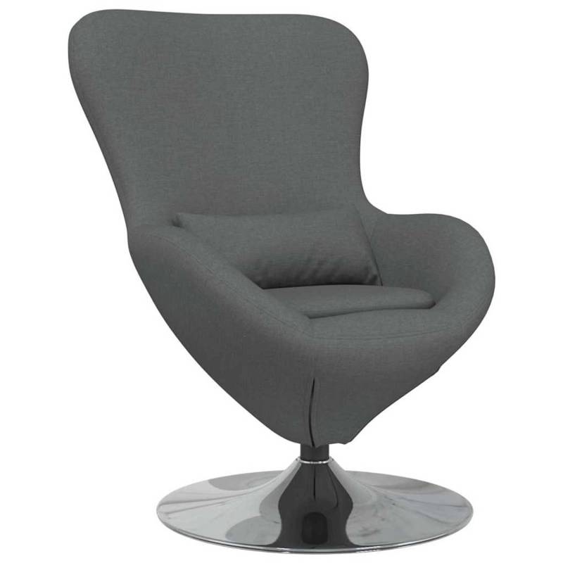 vidaXL Eiersessel Dunkelgrau 63 x 73 x 90 cm Stoff 42002737 von VIDAXL