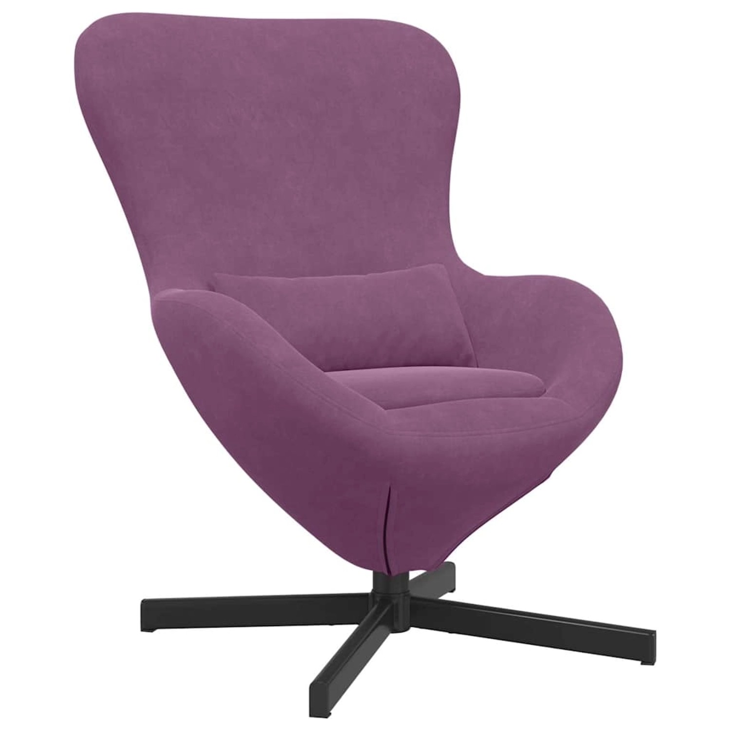vidaXL Eiersessel Lila 63 x 73 x 90 cm Samt 42002767 vidaXL Eiersessel Lila 63 x 73 x 90 cm Samt 42002767 von VIDAXL