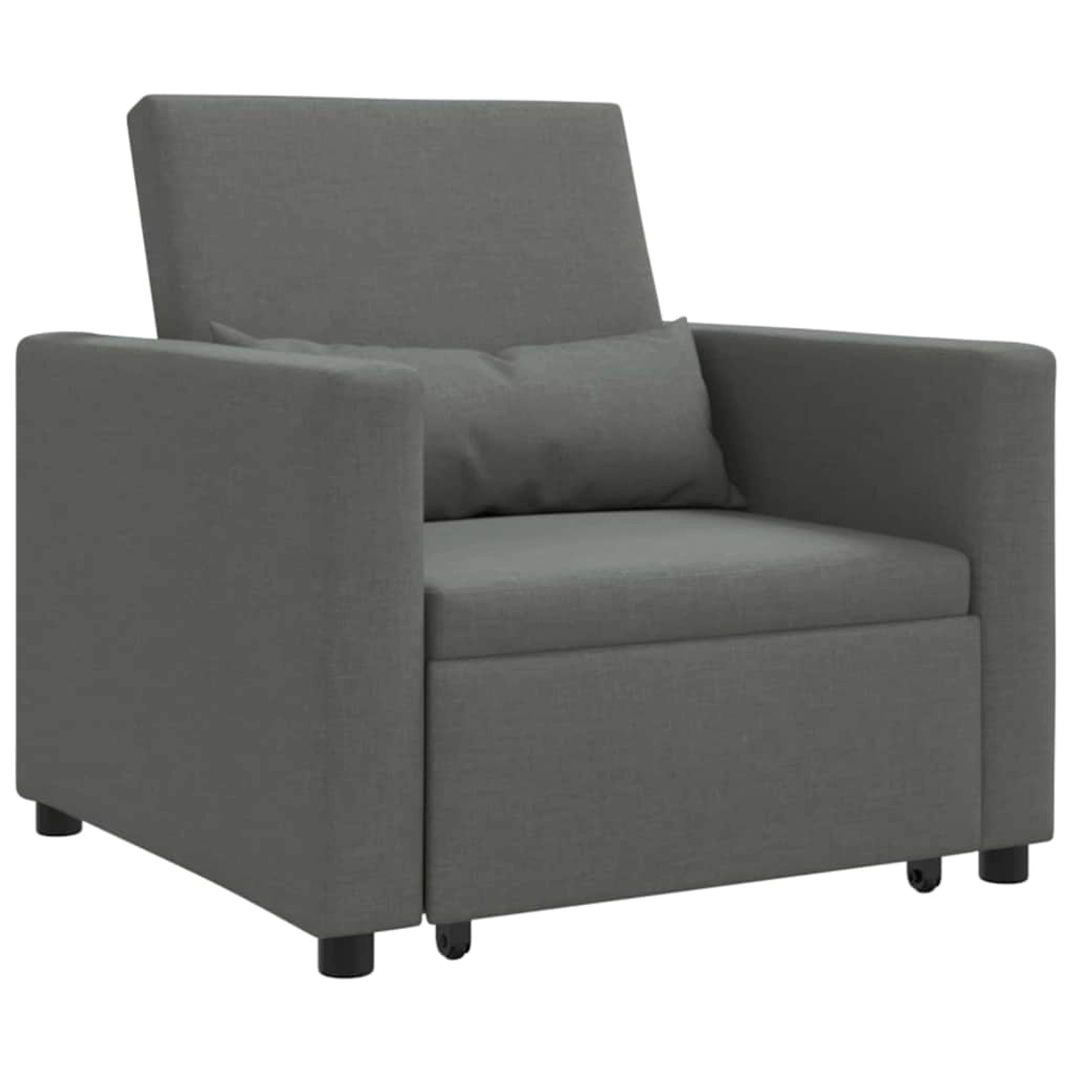vidaXL Einzel-Schlafsofa mit Rädern Dunkelgrau 90 x 165 x 87 cm Stoff 42002685 vidaXL Einzel-Schlafsofa mit Rädern Dunkelgrau 90 x 165 x 87 cm Stoff 42002685 von VIDAXL