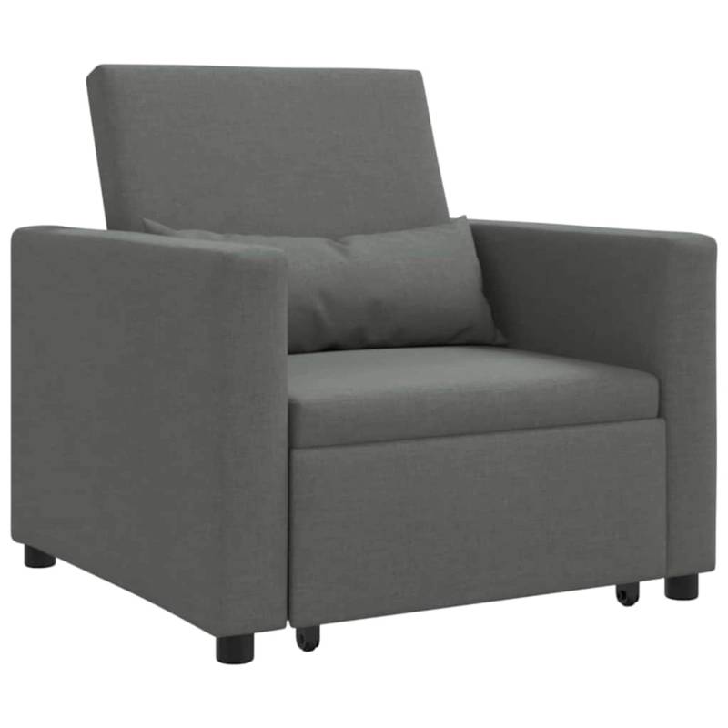 vidaXL Einzel-Schlafsofa mit Rädern Dunkelgrau 90 x 165 x 87 cm Stoff 42002685 vidaXL Einzel-Schlafsofa mit Rädern Dunkelgrau 90 x 165 x 87 cm Stoff 42002685 von VIDAXL