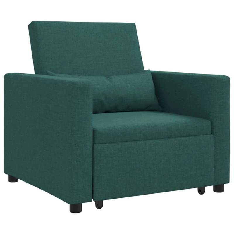 vidaXL Einzel-Schlafsofa mit Rädern Dunkelgrün 90 x 165 x 87 cm Stoff 42002689 vidaXL Einzel-Schlafsofa mit Rädern Dunkelgrün 90 x 165 x 87 cm Stoff 42002689 von VIDAXL