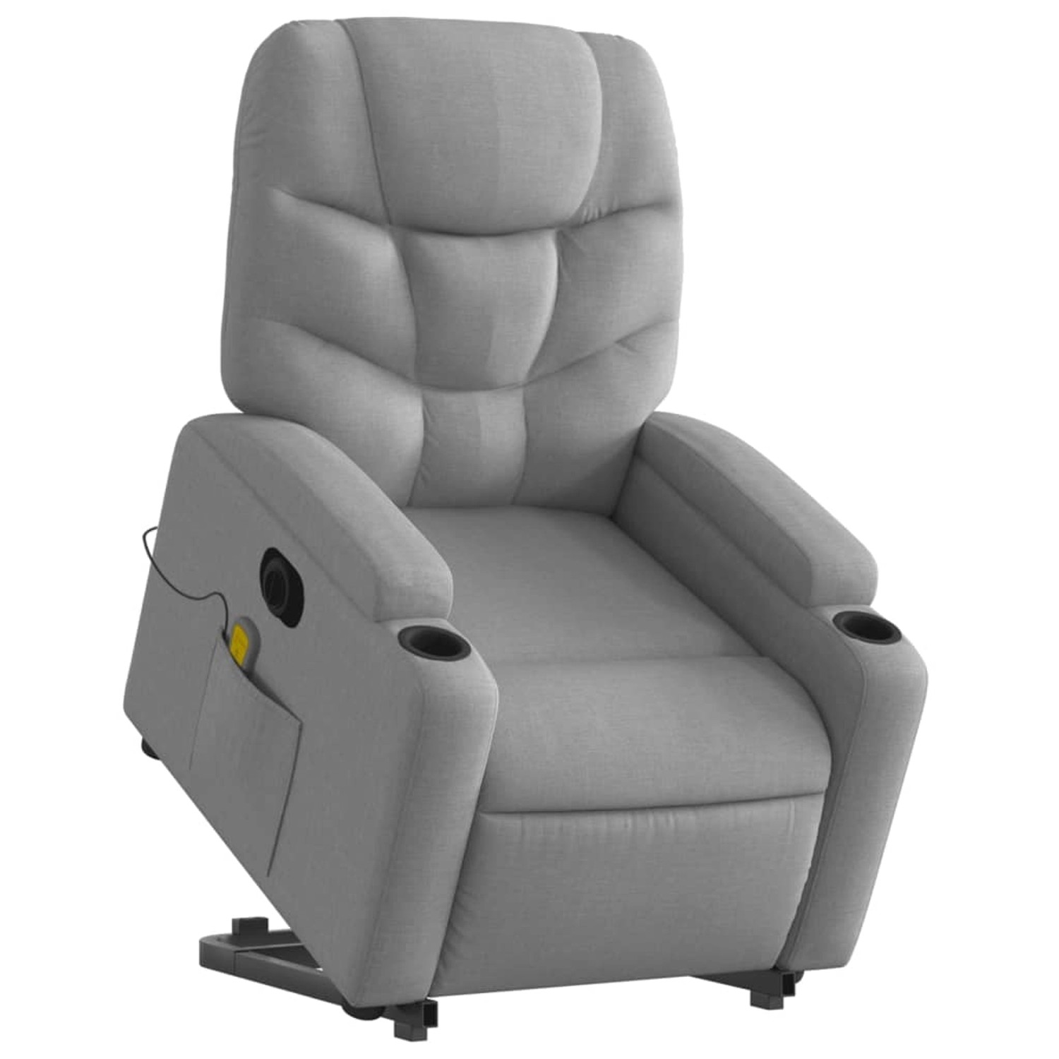 vidaXL Elektrischer Massagesessel mit Aufstehhilfe Hellgrau Stoff Modell 12 vidaXL Elektrischer Massagesessel mit Aufstehhilfe Hellgrau Stoff Modell 12 von VIDAXL