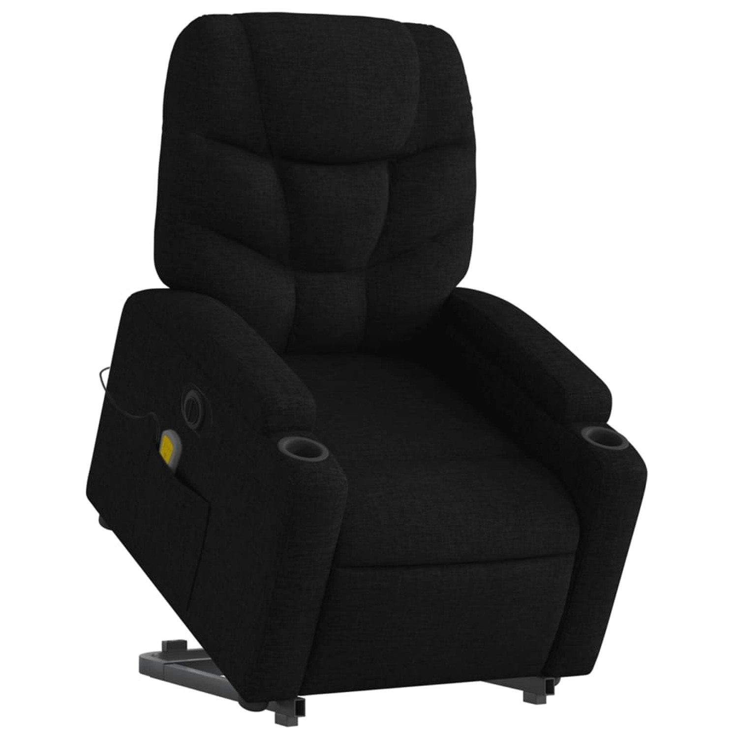 vidaXL Elektrischer Massagesessel mit Aufstehhilfe Schwarz Stoff Modell 10 von VIDAXL