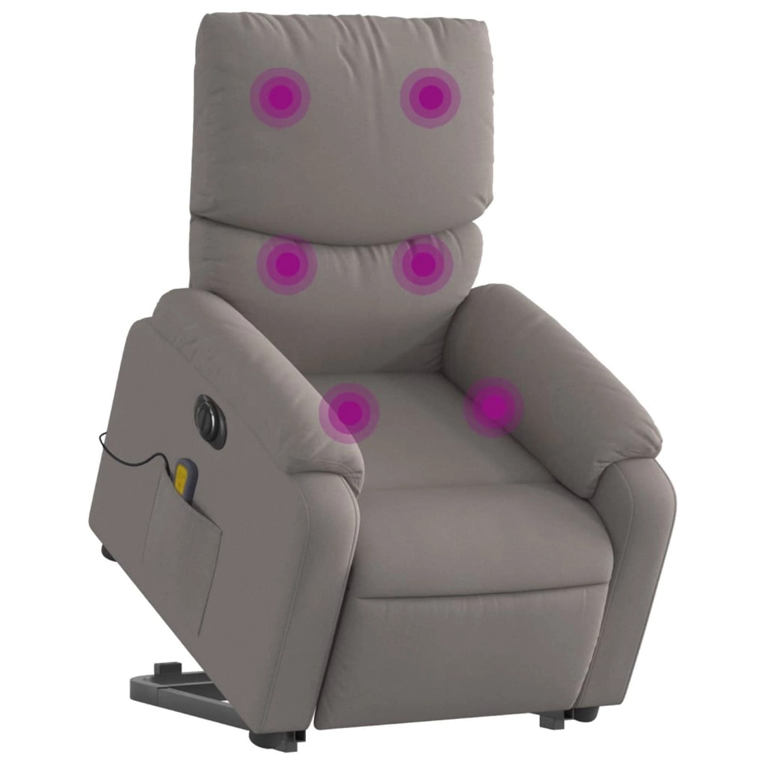 vidaXL Elektrischer Massagesessel mit Aufstehhilfe Taupe Stoff Modell 8 vidaXL Elektrischer Massagesessel mit Aufstehhilfe Taupe Stoff Modell 8 von VIDAXL