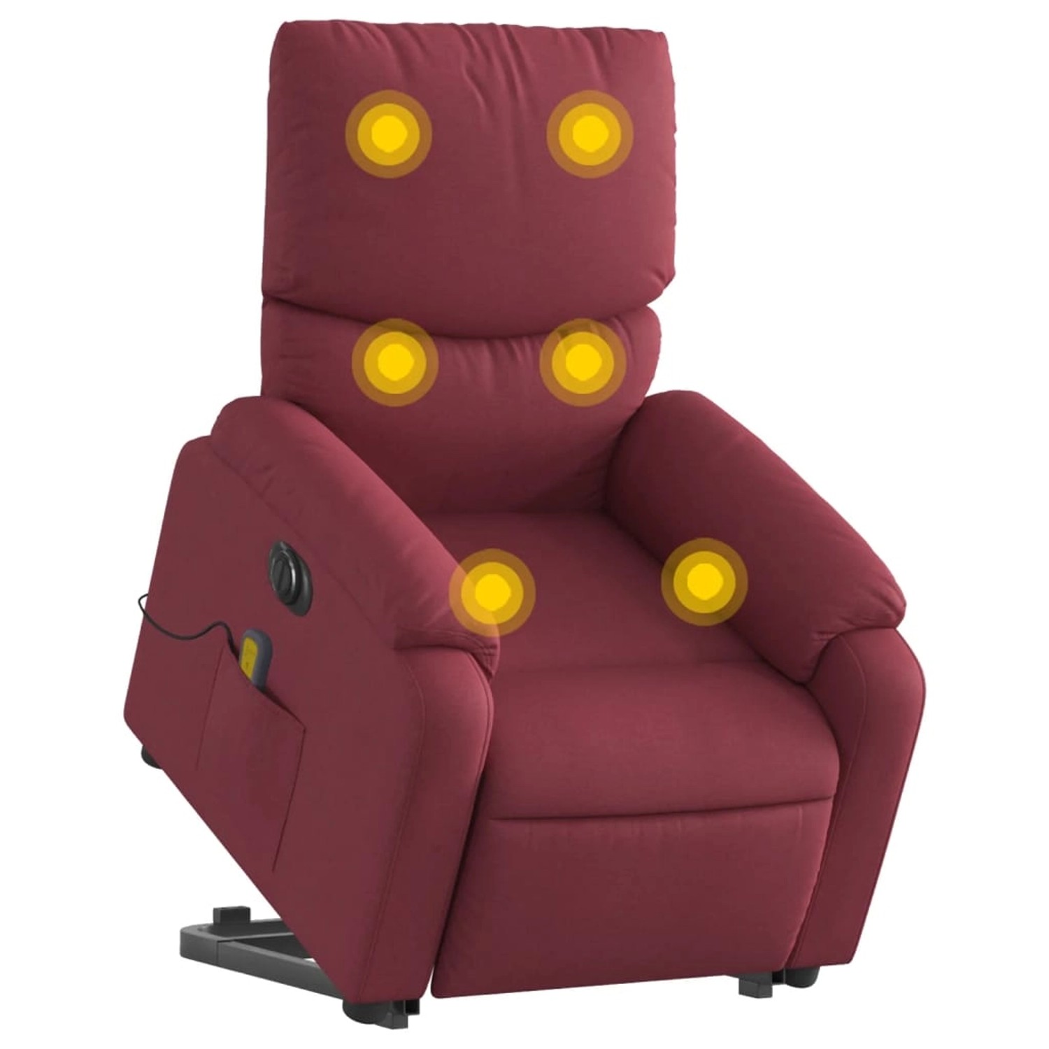 vidaXL Elektrischer Massagesessel mit Aufstehhilfe Weißrot Stoff Modell 7 vidaXL Elektrischer Massagesessel mit Aufstehhilfe Weißrot Stoff Modell 7 von VIDAXL
