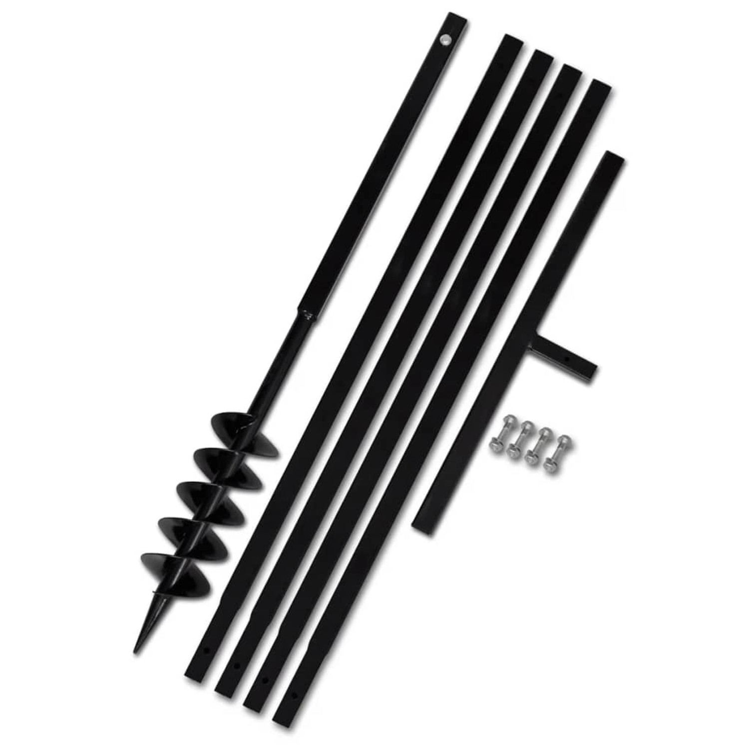 vidaXL Erdbohrer mit Griff 100 mm Verlängerungsrohr 5 m 270519 vidaXL Erdbohrer mit Griff 100 mm Verlängerungsrohr 5 m 270519 von VIDAXL