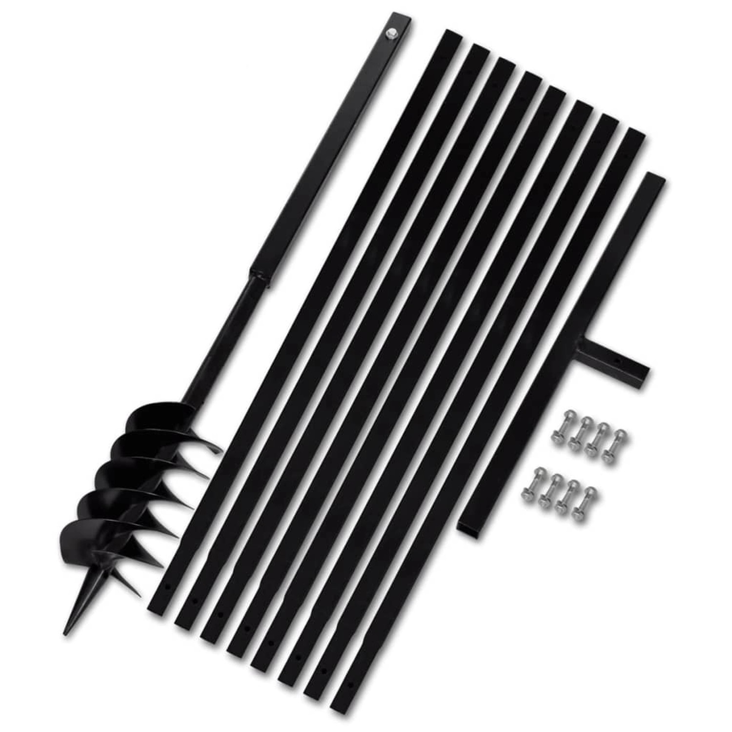 vidaXL Erdbohrer mit Griff 120 mm Verlängerungsrohr 9 m 270524 vidaXL Erdbohrer mit Griff 120 mm Verlängerungsrohr 9 m 270524 von VIDAXL