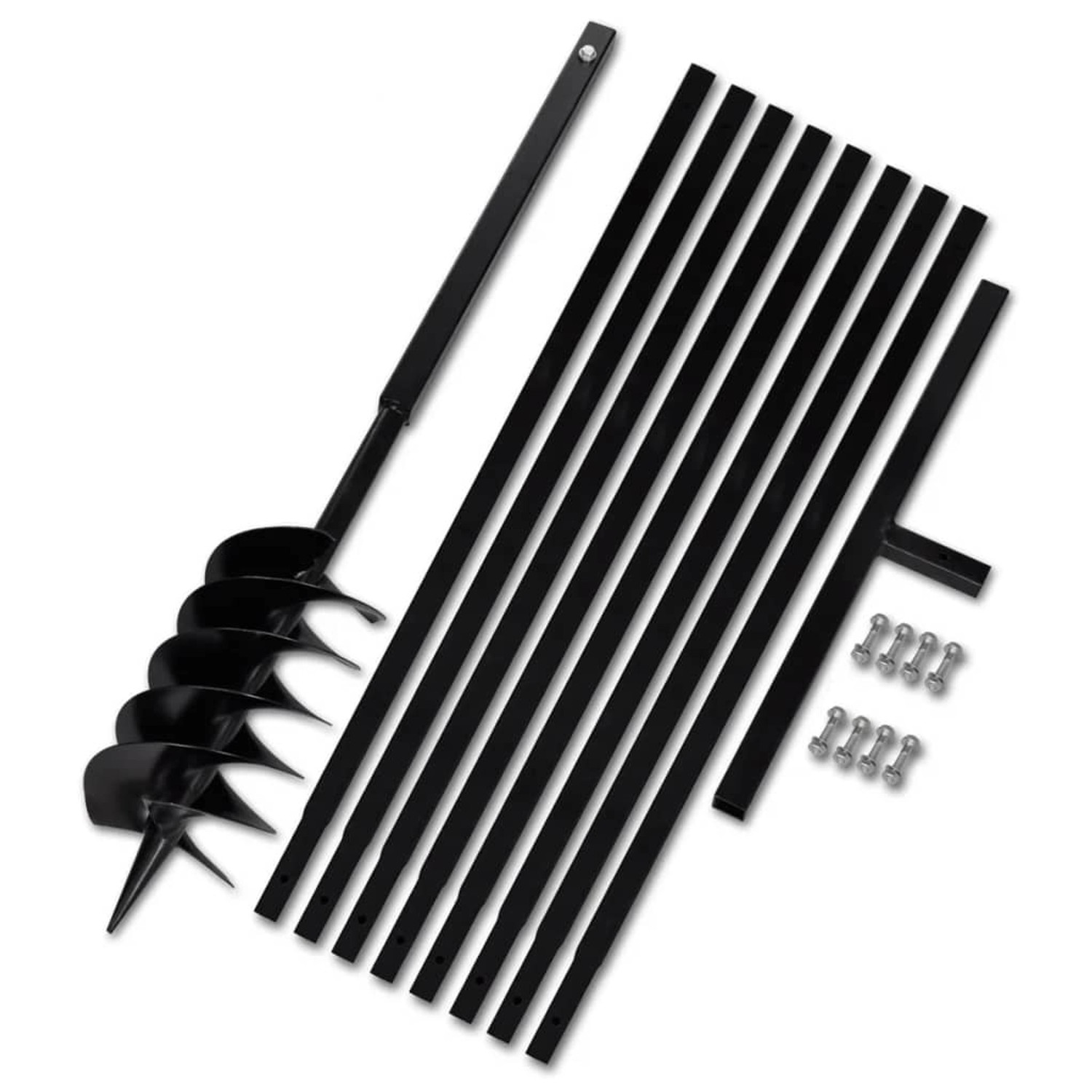 vidaXL Erdbohrer mit Griff 150 mm Verlängerungsrohr 9 m 270528 vidaXL Erdbohrer mit Griff 150 mm Verlängerungsrohr 9 m 270528 von VIDAXL