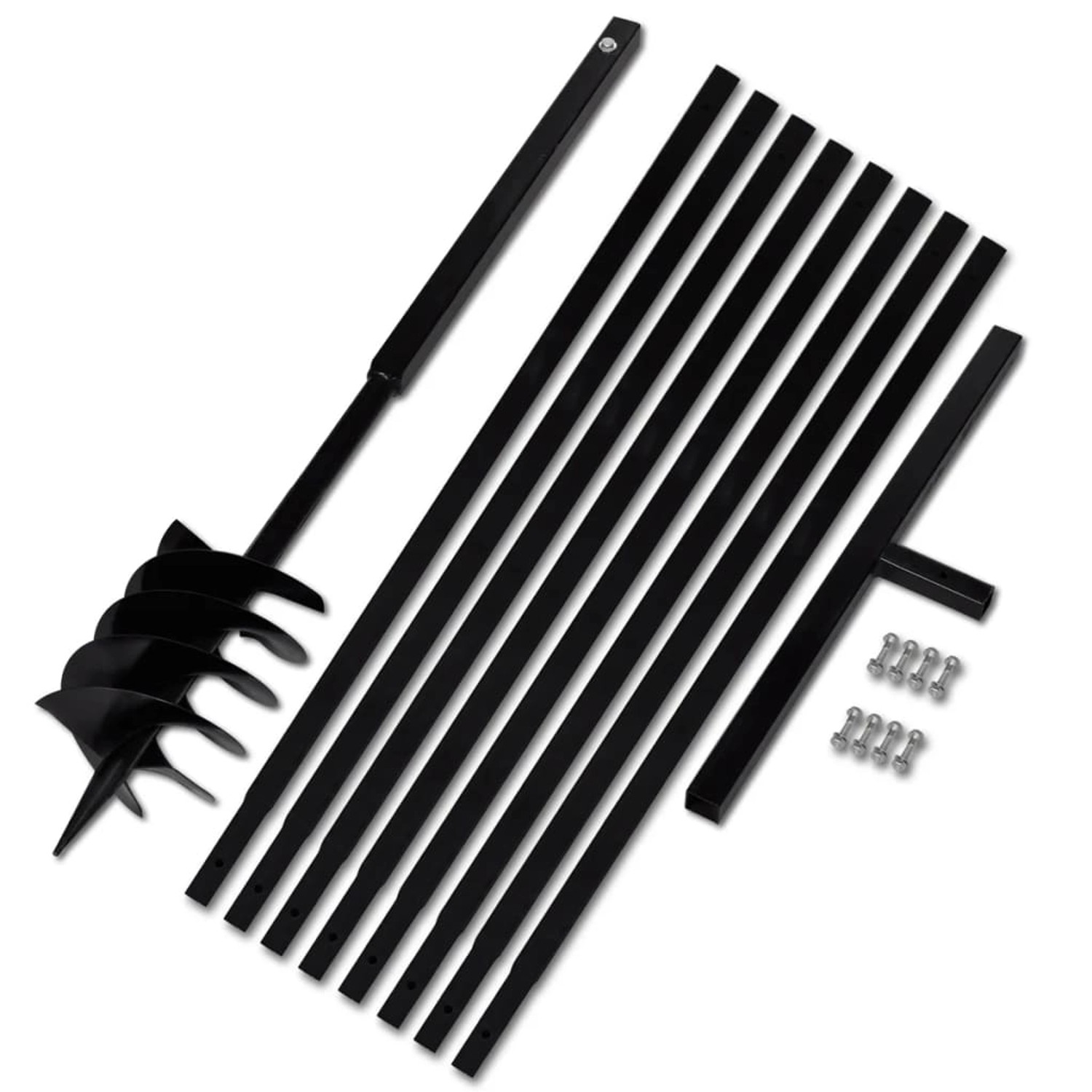 vidaXL Erdbohrer mit Griff 180 mm Verlängerungsrohr 9 m 270532 vidaXL Erdbohrer mit Griff 180 mm Verlängerungsrohr 9 m 270532 von VIDAXL