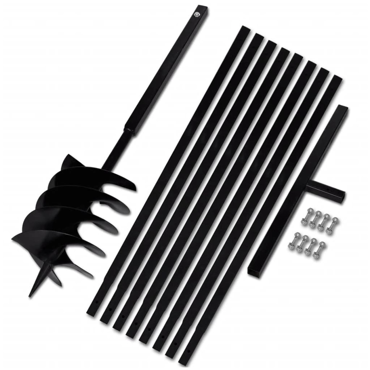 vidaXL Erdbohrer mit Griff 200 mm Verlängerungsrohr 9 m 270536 vidaXL Erdbohrer mit Griff 200 mm Verlängerungsrohr 9 m 270536 von VIDAXL