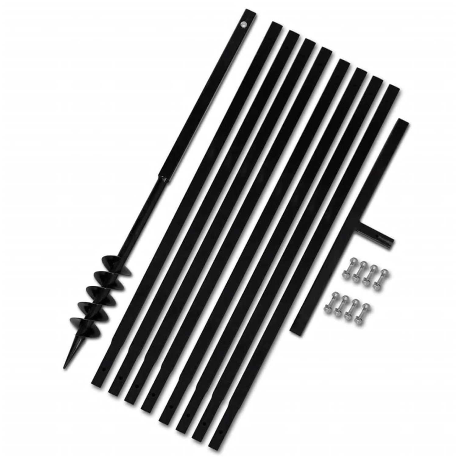 vidaXL Erdbohrer mit Griff 80 mm Verlängerungsrohr 9 m 270540 vidaXL Erdbohrer mit Griff 80 mm Verlängerungsrohr 9 m 270540 von VIDAXL