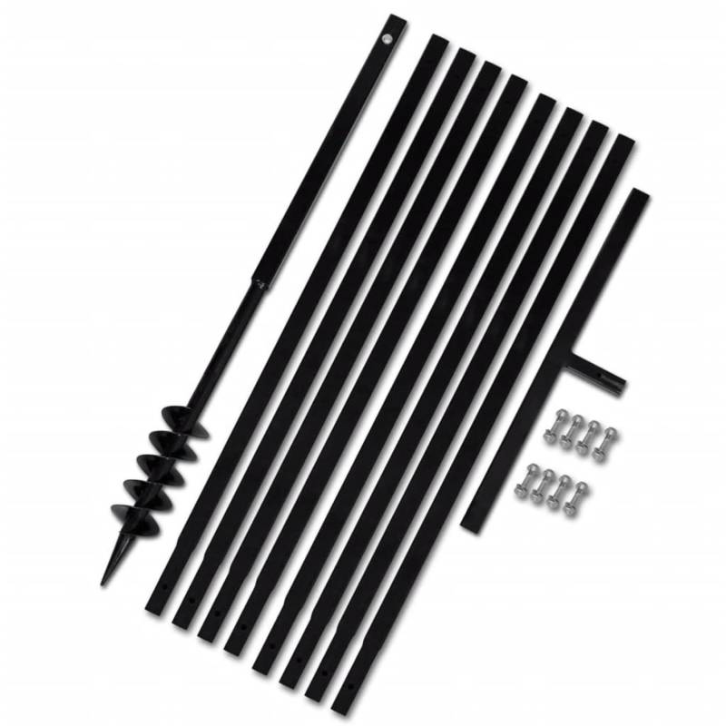 vidaXL Erdbohrer mit Griff 80 mm Verlängerungsrohr 9 m 270540 vidaXL Erdbohrer mit Griff 80 mm Verlängerungsrohr 9 m 270540 von VIDAXL