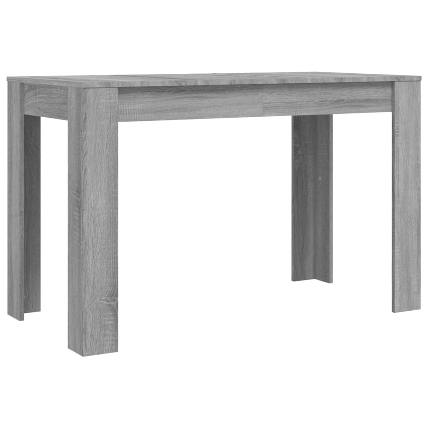 vidaXL Esstisch Grau Sonoma 120x60x76 cm Holzwerkstoff Modell 1 von VIDAXL
