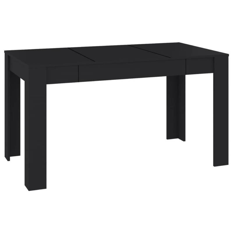vidaXL Esstisch Schwarz 140x74,5x76 cm Holzwerkstoff von VIDAXL