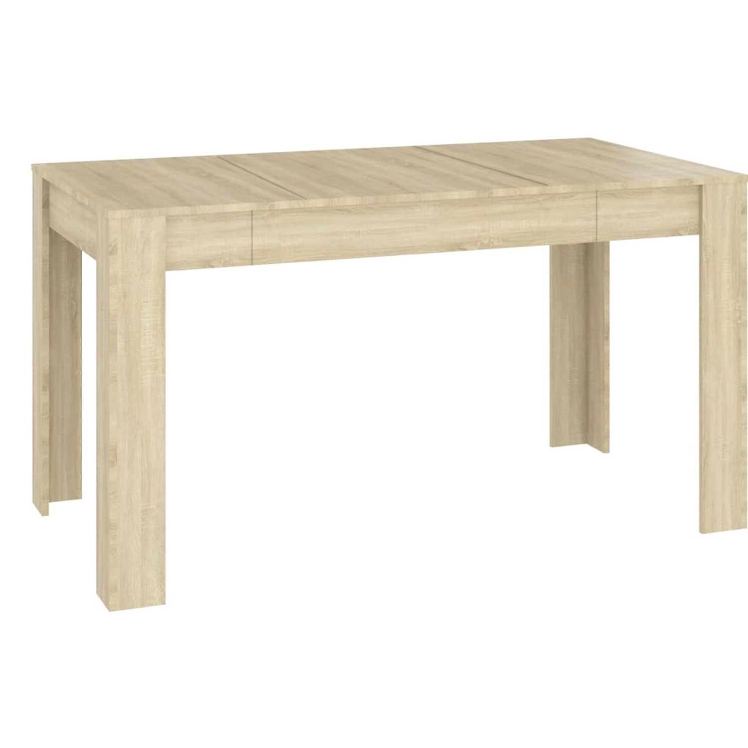 vidaXL Esstisch Sonoma-Eiche 140x74,5x76 cm Holzwerkstoff von VIDAXL