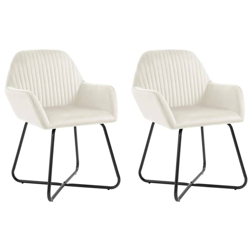 vidaXL Esszimmerstühle 2 Stk Creme Samt 249806 vidaXL Esszimmerstühle 2 Stk Creme Samt 249806 von VIDAXL
