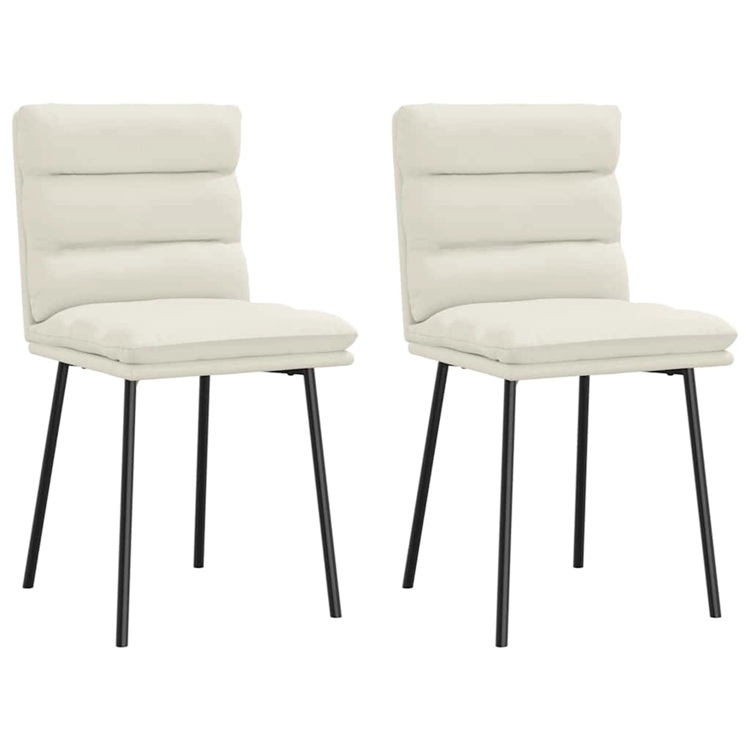 vidaXL Esszimmerstühle 2 Stk Creme Samt 4101291 vidaXL Esszimmerstühle 2 Stk Creme Samt 4101291 von VIDAXL