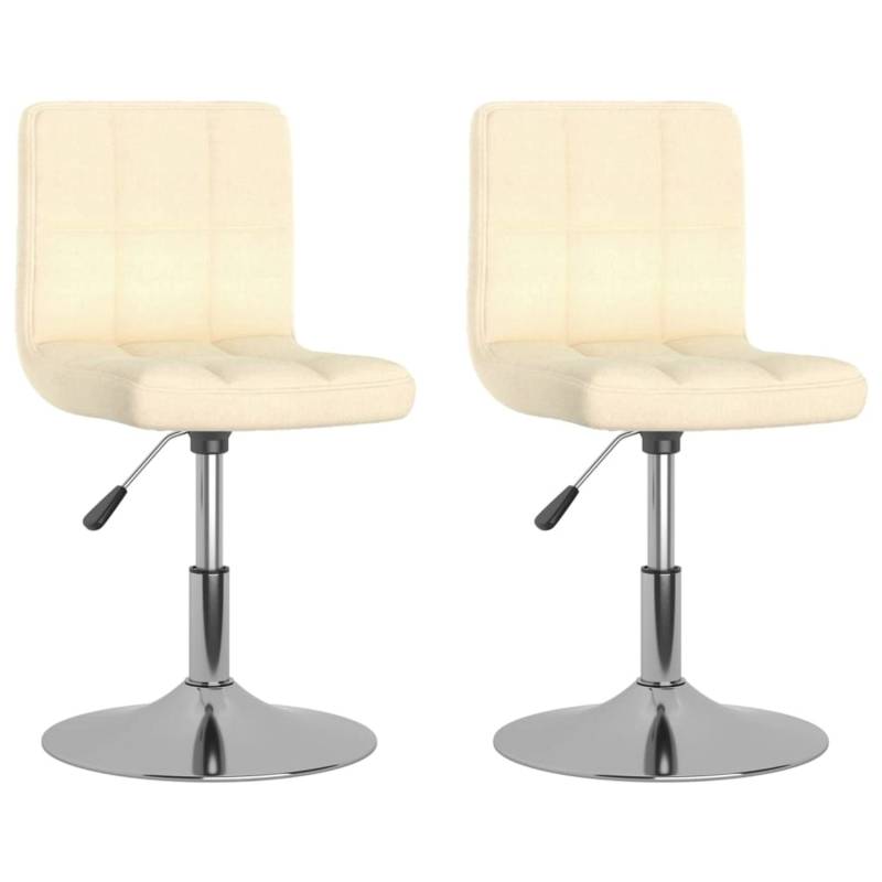 vidaXL Esszimmerstühle 2 Stk Drehbar Creme Stoff 334211 vidaXL Esszimmerstühle 2 Stk Drehbar Creme Stoff 334211 von VIDAXL