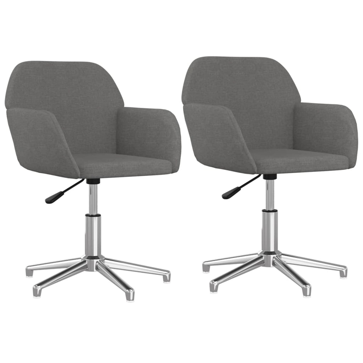 vidaXL Esszimmerstühle 2 Stk Drehbar Hellgrau Stoff 3103030 vidaXL Esszimmerstühle 2 Stk Drehbar Hellgrau Stoff 3103030 von VIDAXL