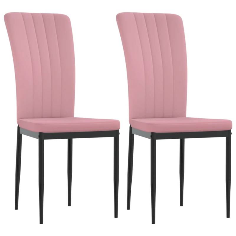 vidaXL Esszimmerstühle 2 Stk Rosa Samt 326097 vidaXL Esszimmerstühle 2 Stk Rosa Samt 326097 von VIDAXL