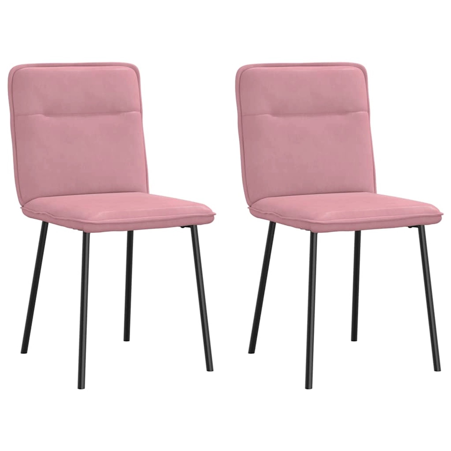 vidaXL Esszimmerstühle 2 Stk Rosa Samt 4101213 vidaXL Esszimmerstühle 2 Stk Rosa Samt 4101213 von VIDAXL