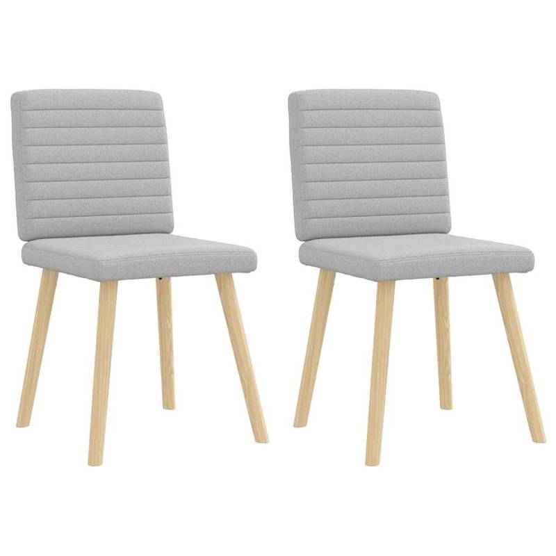 vidaXL Esszimmerstühle 2 Stk Wolkengrau Stoff 4101183 vidaXL Esszimmerstühle 2 Stk Wolkengrau Stoff 4101183 von VIDAXL