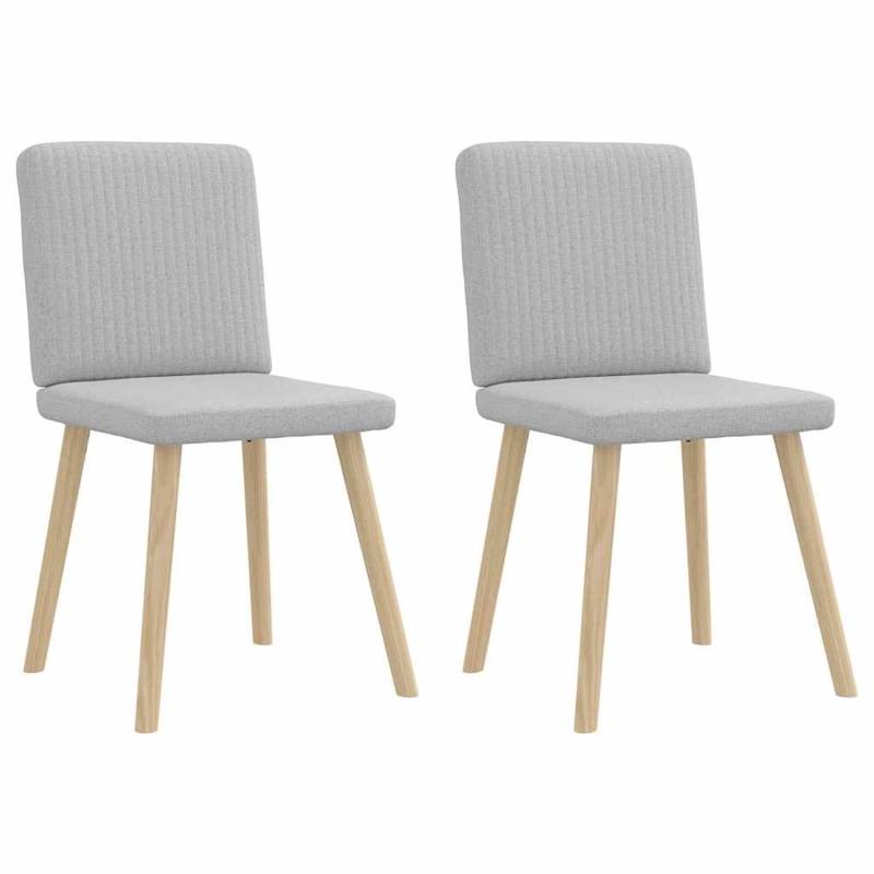 vidaXL Esszimmerstühle 2 Stk Wolkengrau Stoff 4101206 vidaXL Esszimmerstühle 2 Stk Wolkengrau Stoff 4101206 von VIDAXL