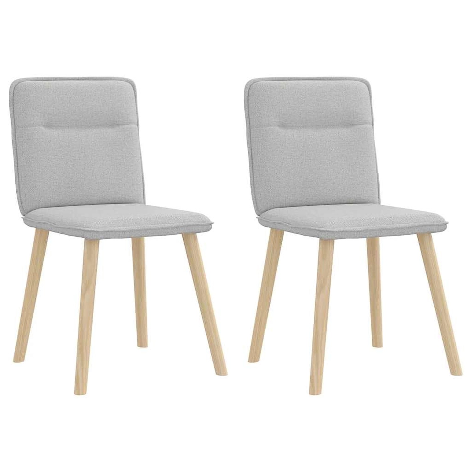 vidaXL Esszimmerstühle 2 Stk Wolkengrau Stoff 4101229 vidaXL Esszimmerstühle 2 Stk Wolkengrau Stoff 4101229 von VIDAXL