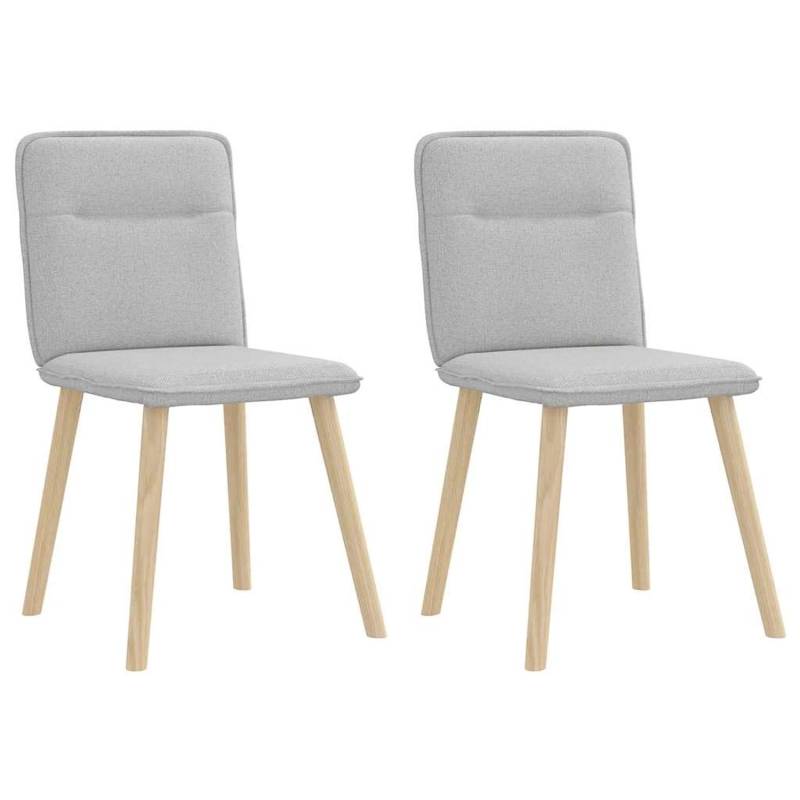 vidaXL Esszimmerstühle 2 Stk Wolkengrau Stoff 4101229 vidaXL Esszimmerstühle 2 Stk Wolkengrau Stoff 4101229 von VIDAXL