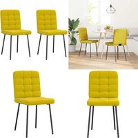 vidaXL Esszimmerstühle 2 Stk. Gelb Samt vidaXL Esszimmerstühle 2 Stk. Gelb Samt von VIDAXL