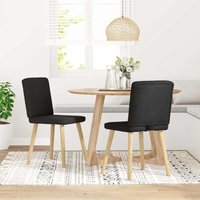 vidaXL Esszimmerstühle 2 Stk. Schwarz Stoff vidaXL Esszimmerstühle 2 Stk. Schwarz Stoff von VIDAXL