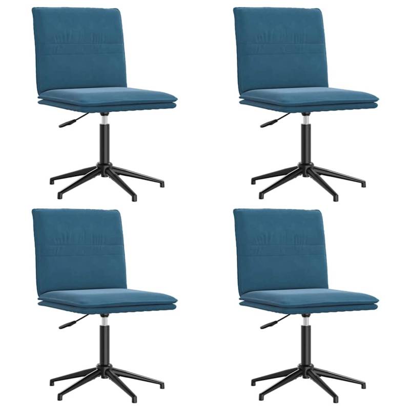 vidaXL Esszimmerstühle 4 Stk Blau Samt 3315647 vidaXL Esszimmerstühle 4 Stk Blau Samt 3315647 von VIDAXL