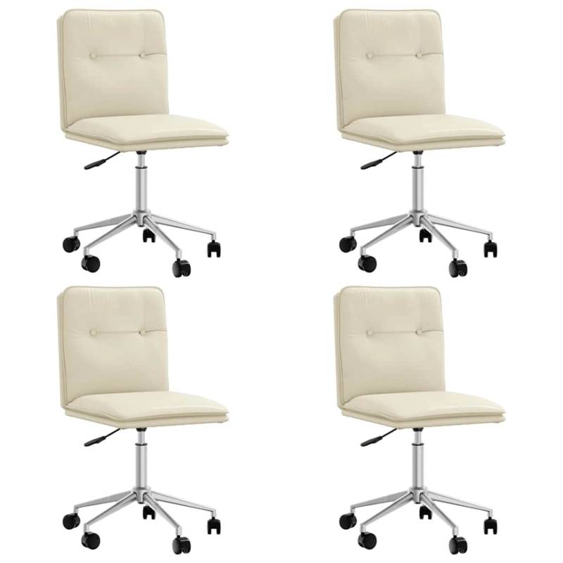 vidaXL Esszimmerstühle 4 Stk Creme Kunstleder 3315690 vidaXL Esszimmerstühle 4 Stk Creme Kunstleder 3315690 von VIDAXL