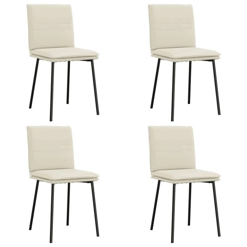 vidaXL Esszimmerstühle 4 Stk Creme Samt 3315353 vidaXL Esszimmerstühle 4 Stk Creme Samt 3315353 von VIDAXL